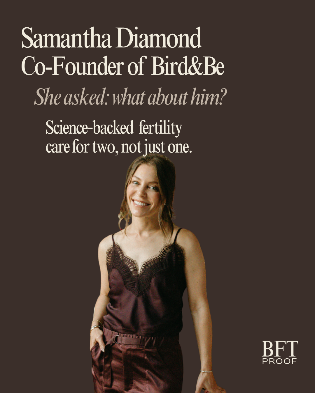 Samantha Diamond put fertility care on both sides of the bed