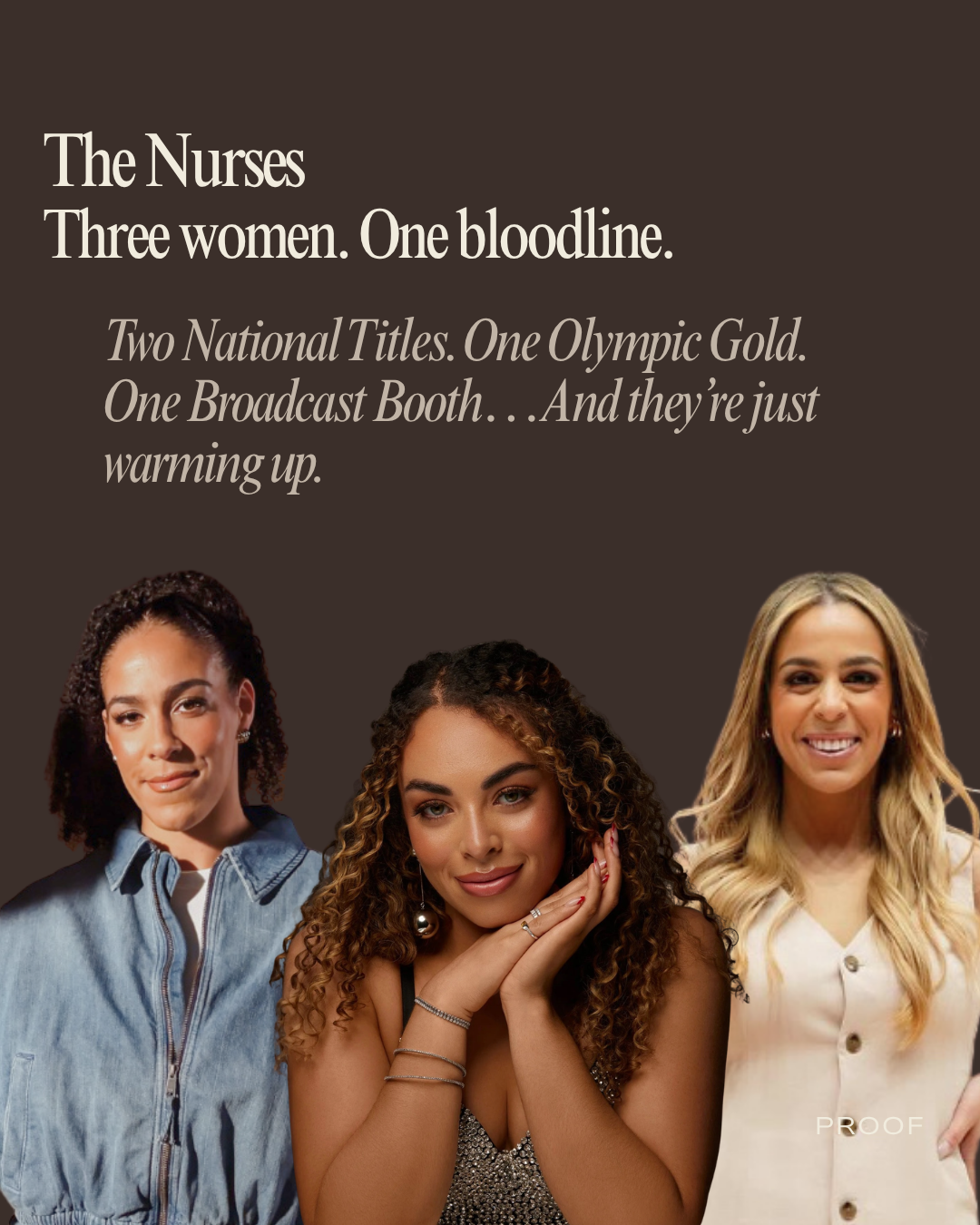 The Nurses. Three women. One bloodline.