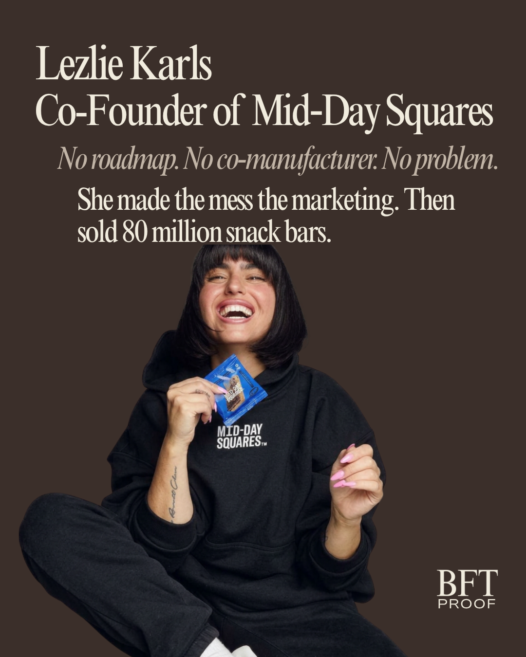 Lezlie Karls made the mess the marketing